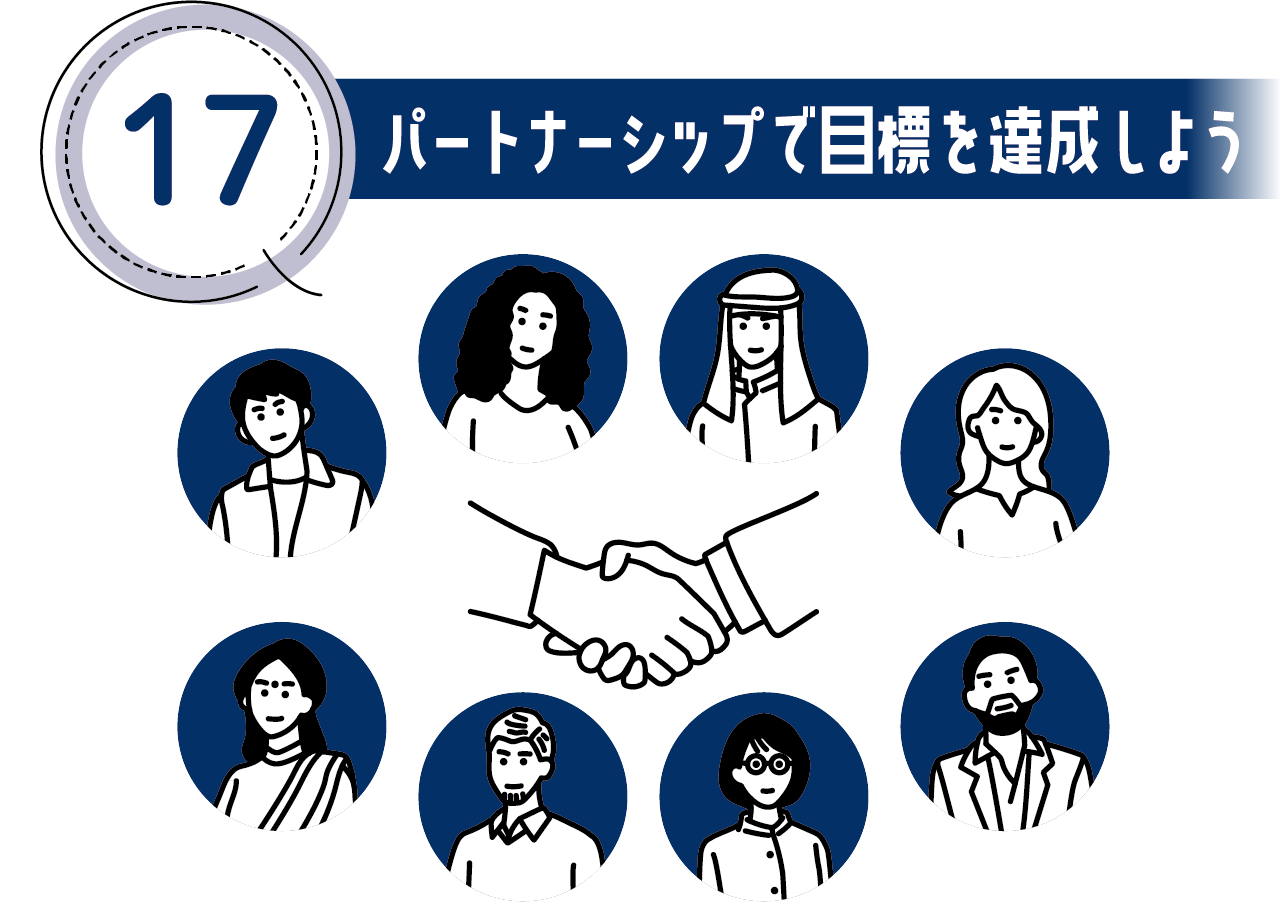 17 パートナーシップで目標を達成しよう